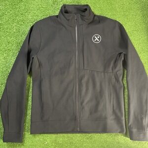 Lululemon Men's All Black Zip Up Active Wear Zip Up Jacket Large New No Tags